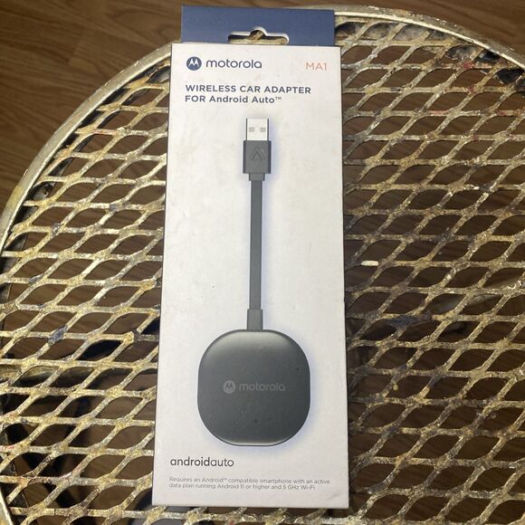 BRAND NEW Motorola MA1 Wireless Android Auto Car Adapter 1-2Day Fast Ship Avail - Picture 1 of 4
